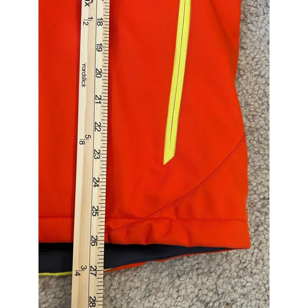 Killtec Allround Orange Hooded Ski Jacket Men's Large Water Resistant Windproof